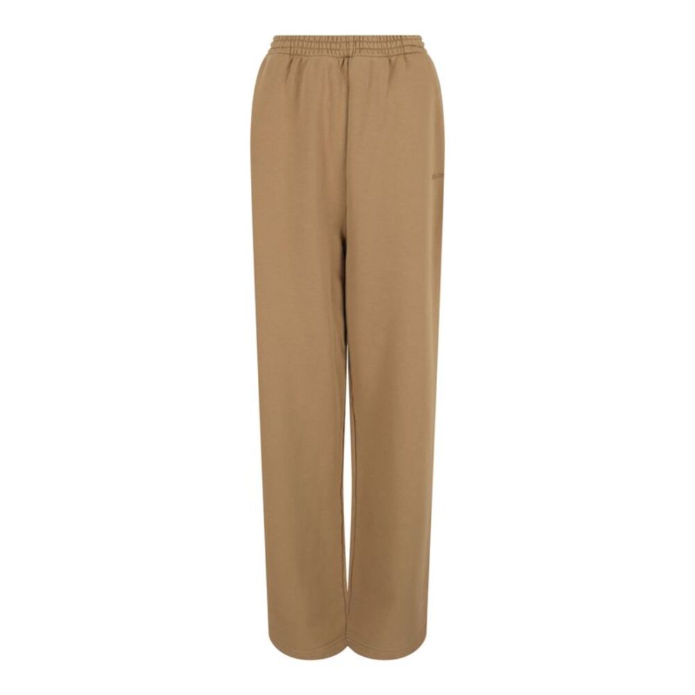 Balenciaga Logo Embroidered Sweatpants Brown Womens